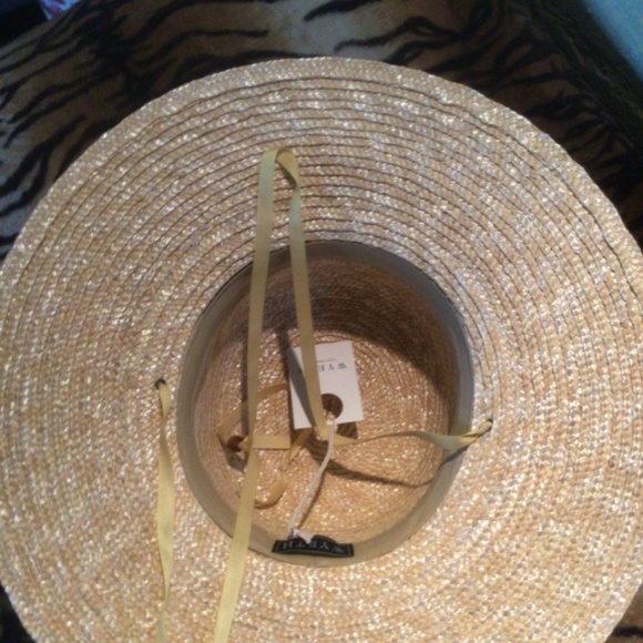 NEW! Sale Wyeth Straw around top hat with chinstrap main image 5